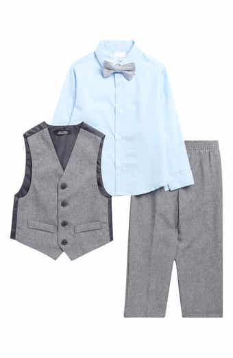 VAN HEUSEN Kids' Button-Up Shirt, Bow Tie, Vest & Pants Set