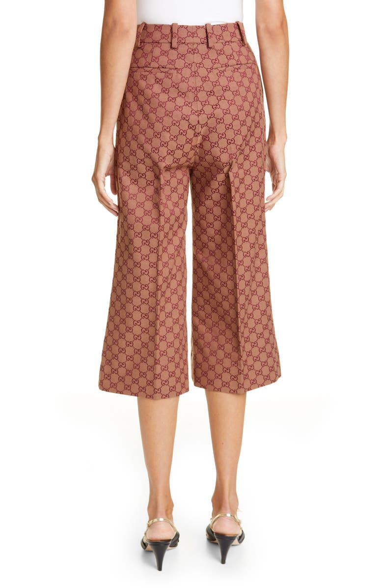 Gucci GG Canvas Culottes, Alternate, color,