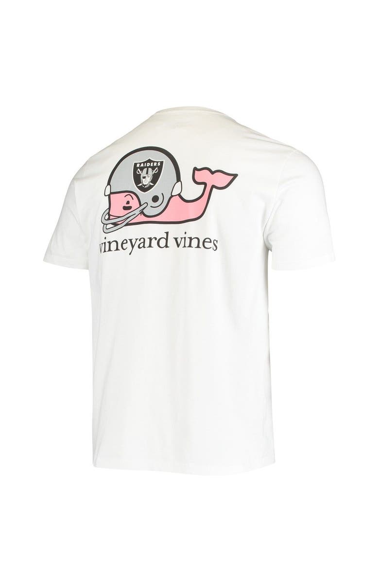 vineyard vines Men's Vineyard Vines White Las Vegas Raiders Big & Tall Helmet T-Shirt, Alternate, color, White