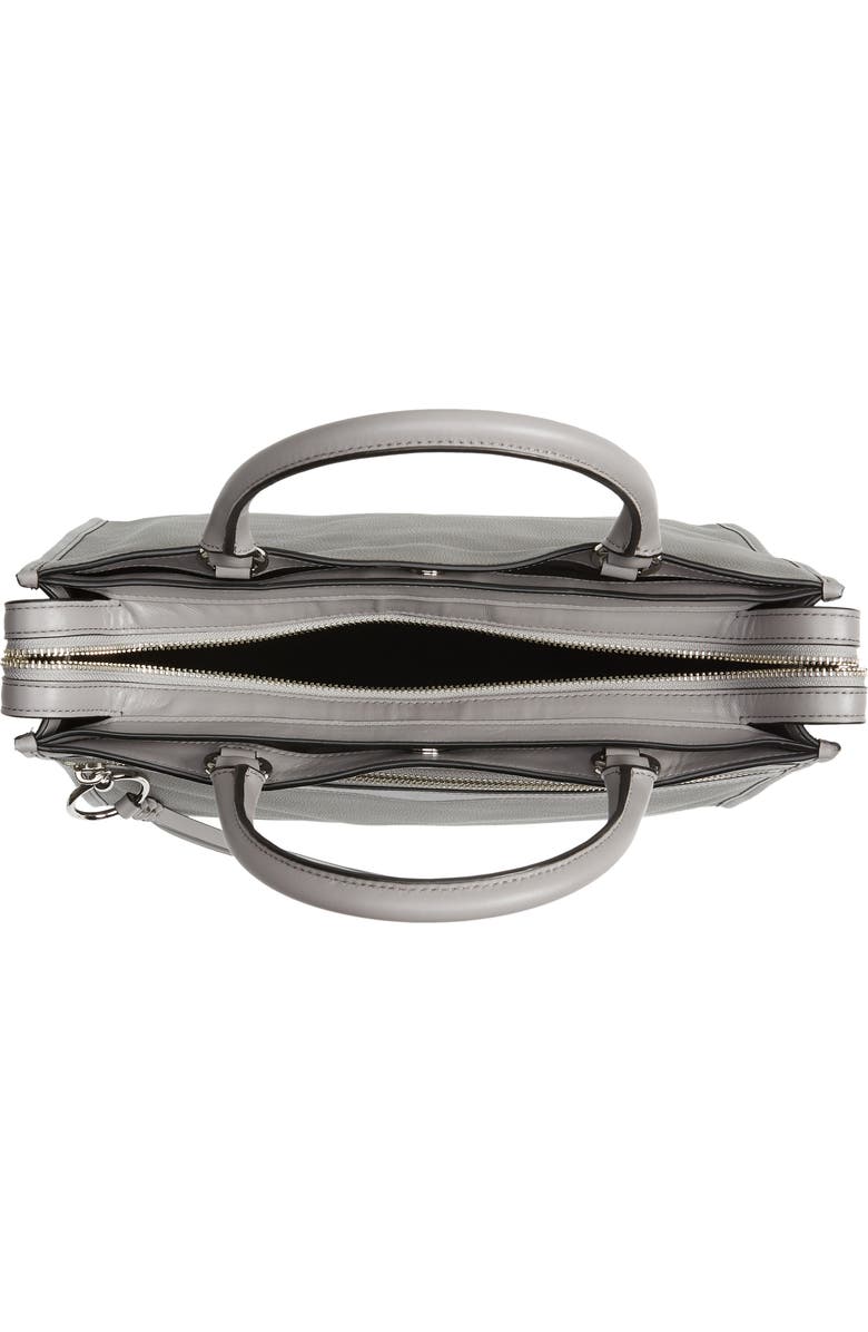 Rebecca Minkoff Bedford Zip Leather Satchel, Alternate, color,