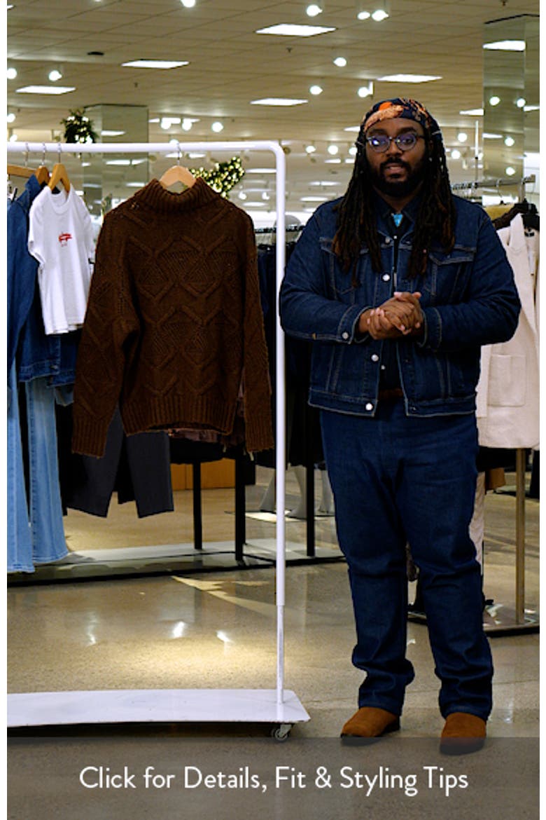 Janeth Cable Turtleneck Sweater video