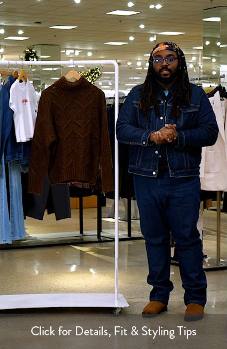 Janeth Cable Turtleneck Sweater, sales video thumbnail