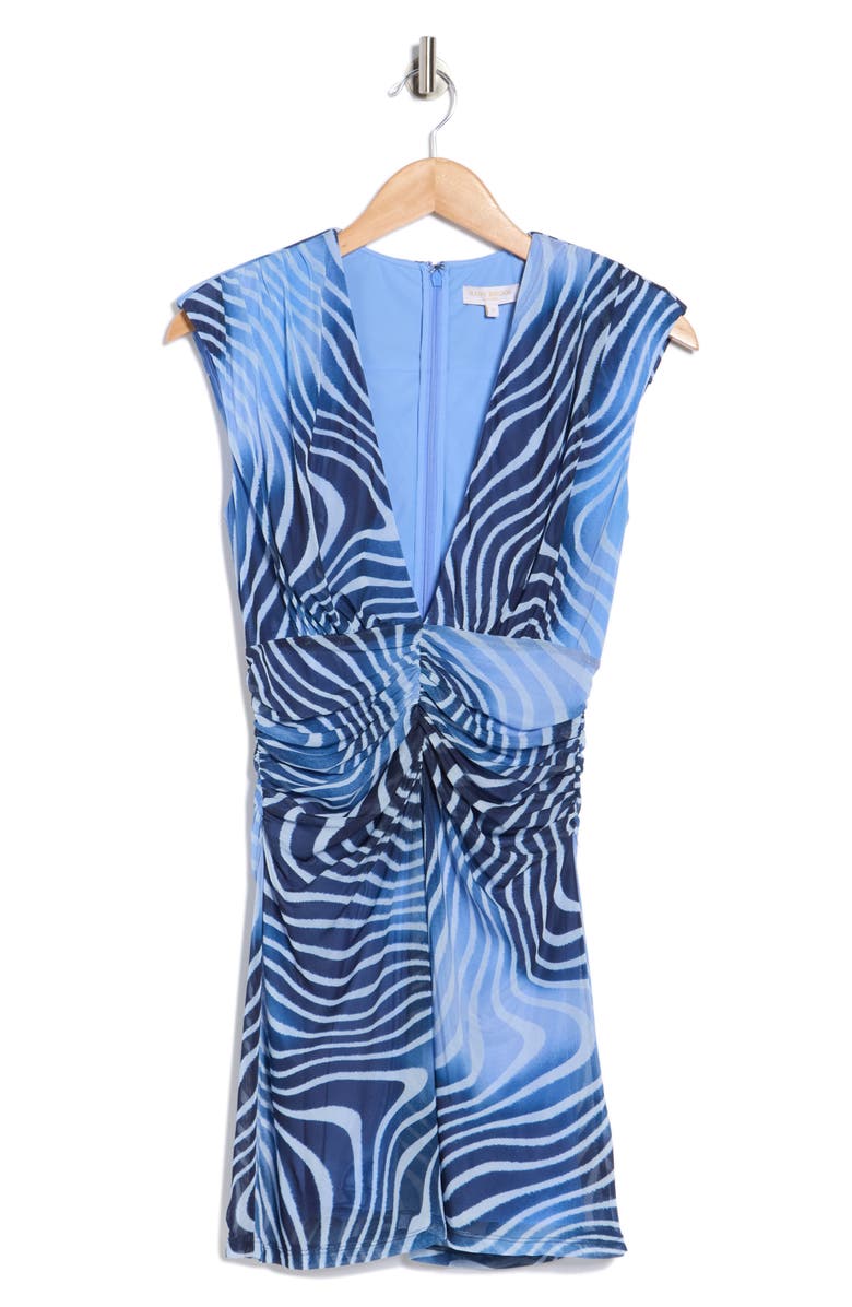 Ramy Brook Nathalie Sleeveless Dress, Main, color, Navy Swirl