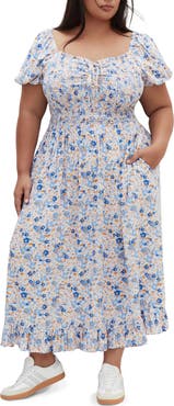 City Chic Emie Print Midi Dress
