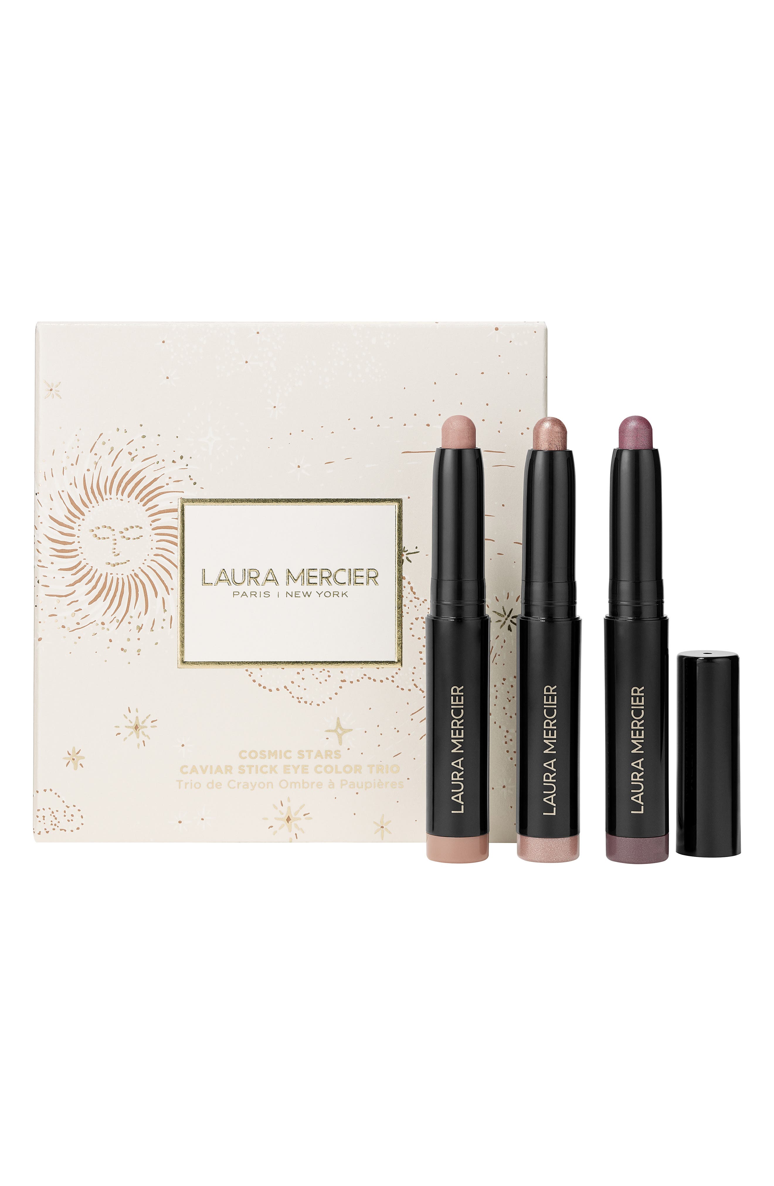 Laura Mercier Cosmic Stars Caviar Stick Eyeshadow Trio $51 Value