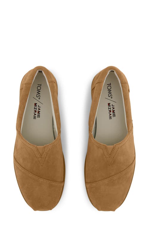 TOMS TOMS X JAMIE MIZRAHI ALP FWD WATER REPELLENT SUEDE SLIP-ON ESPADRILLE