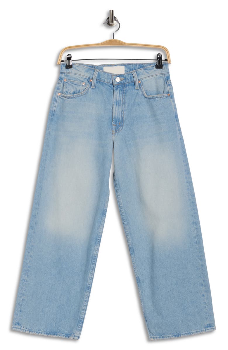 MOTHER The Spinner Zip Ankle Non-Stretch Cotton Jeans, Alternate, color,