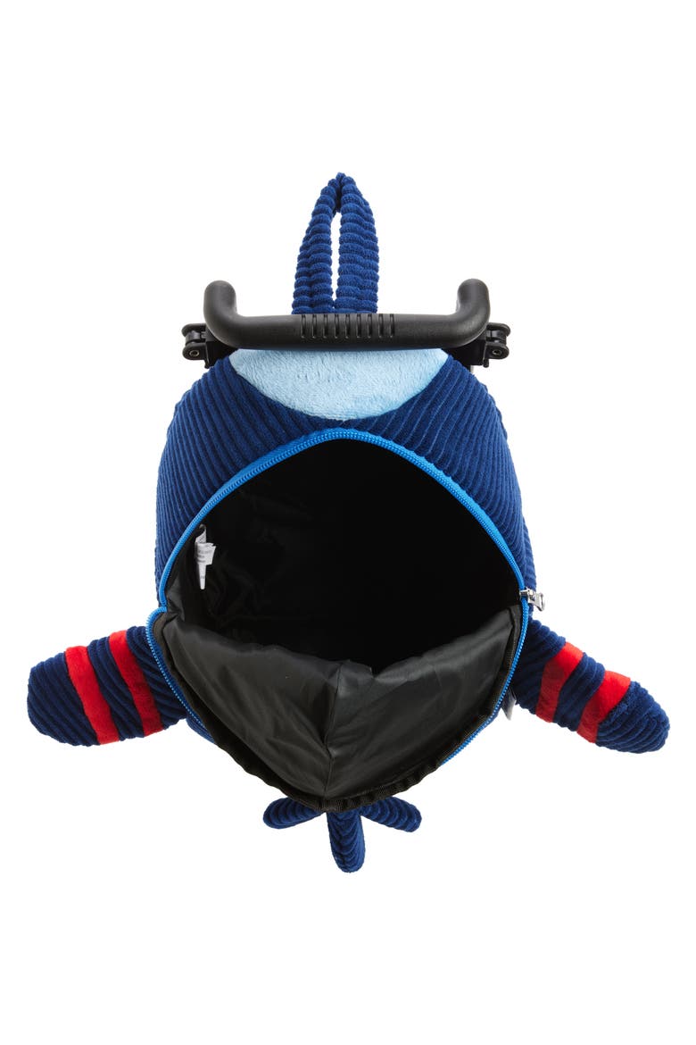 Kids' New Airplane Trolley Backpack, Alternate, color, BLUE