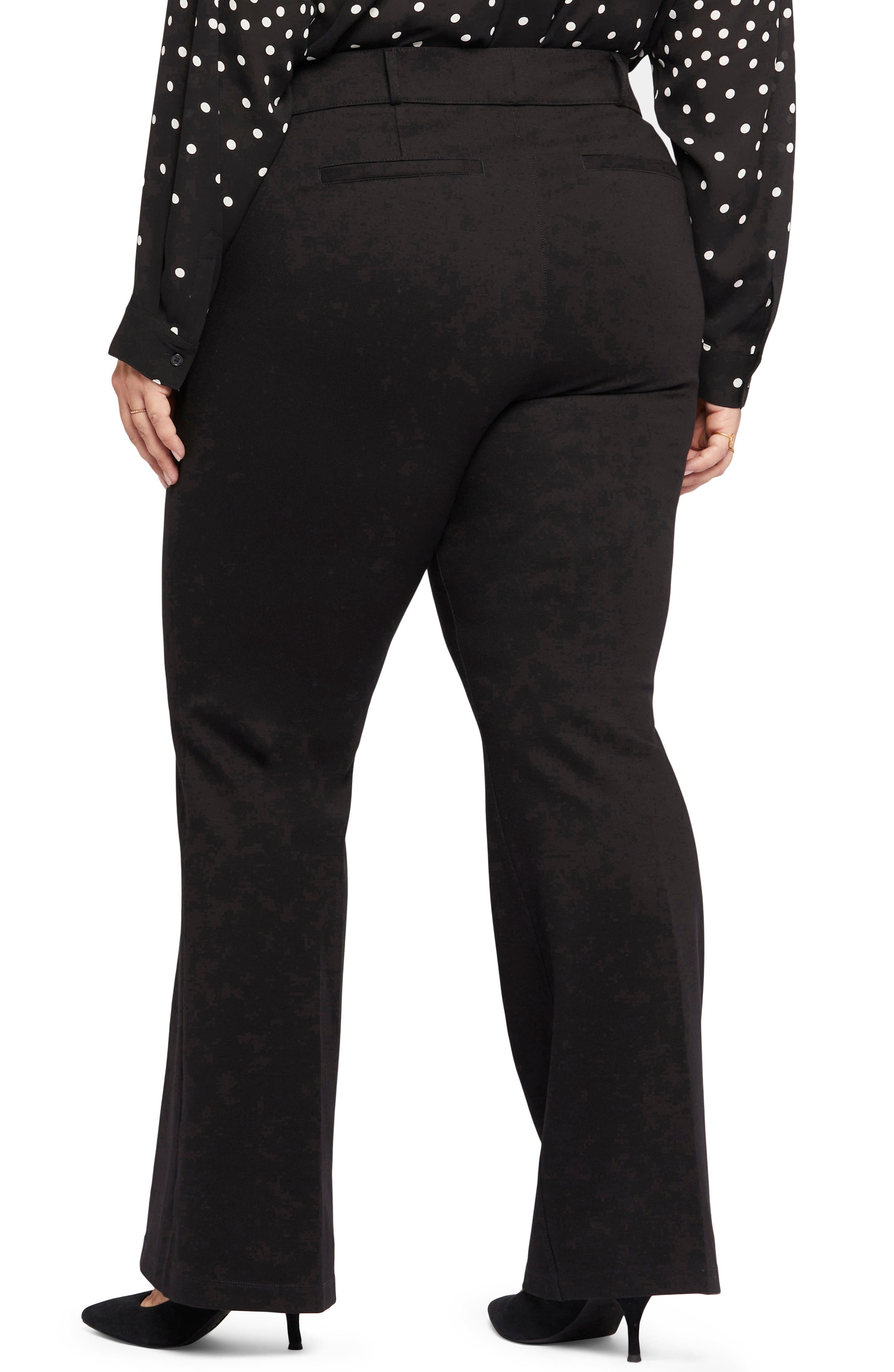 Sculpt-Her Pull-On Flare Ponte Pants - image 2