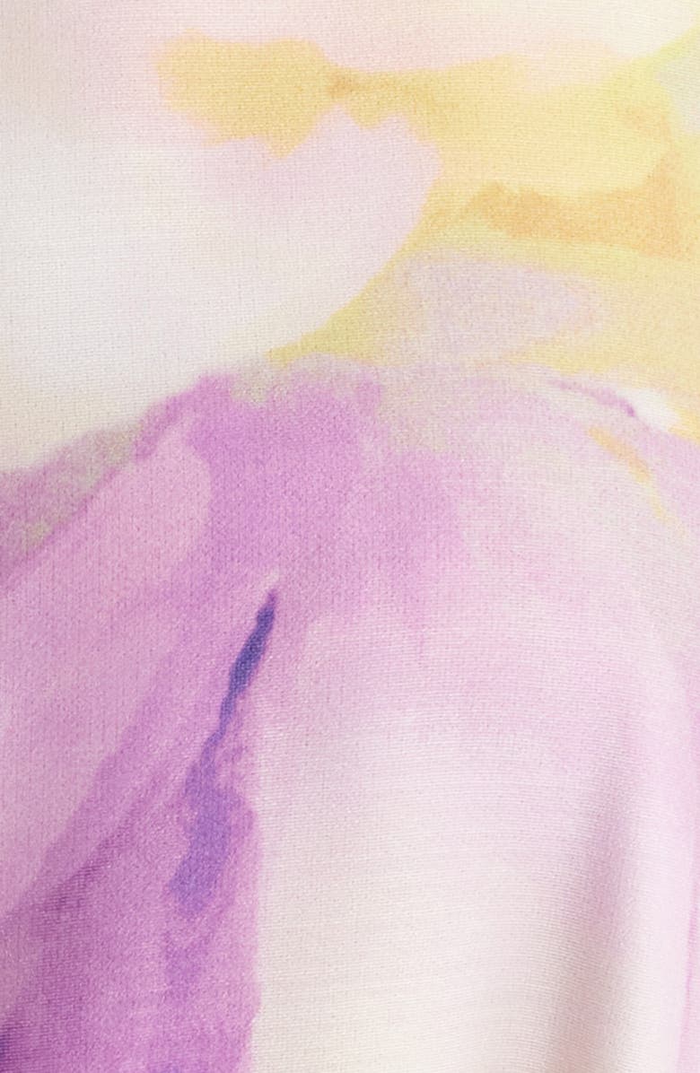 Anne Klein Floral Print Minidress, Alternate, color, 