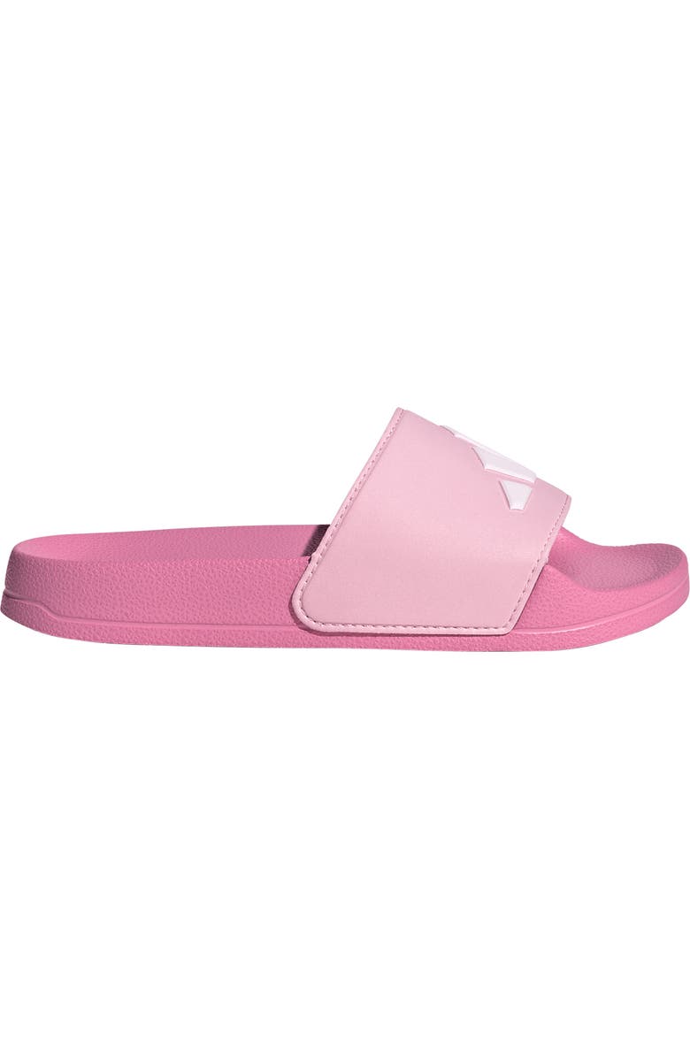 adidas Kids' Adilette Slide Sandal, Alternate, color, Pink/ White/ Clear Pink