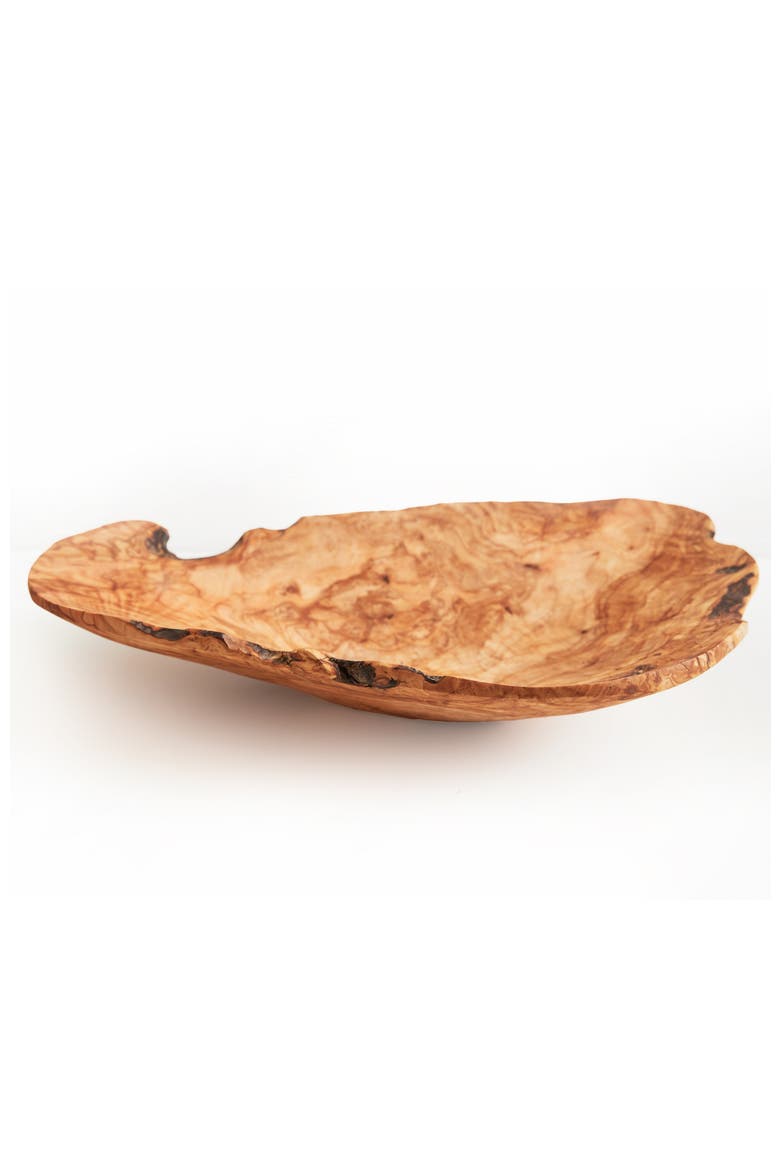 Italian Olivewood Root Salad Bowl, Main, color, Brown