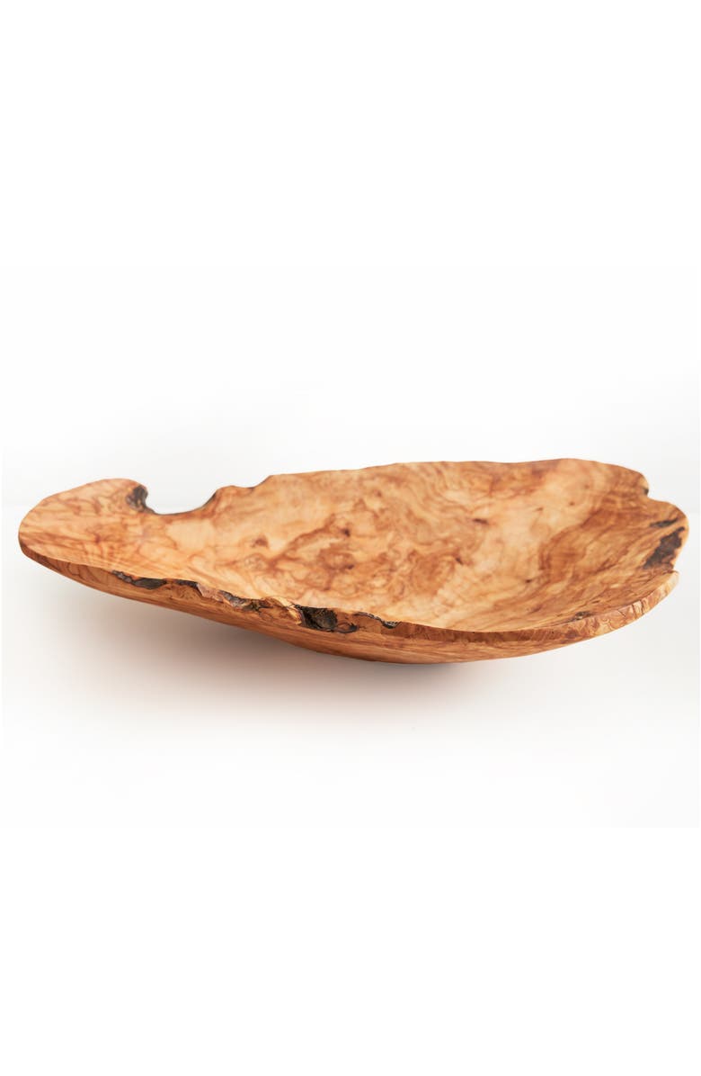 Verve Culture Italian Olivewood Root Salad Bowl, Main, color, Brown