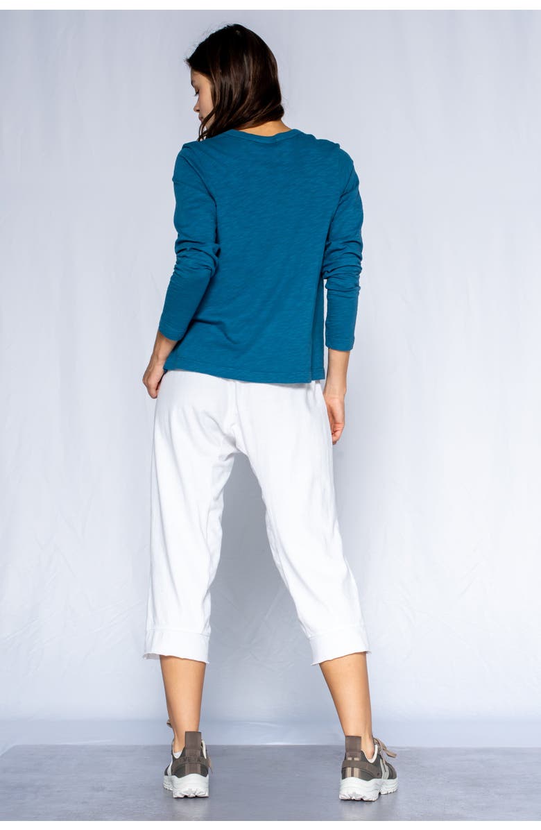Wilt Crop Raw Jogger Easy Fit Pants, Alternate, color, Black