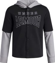 Under Armour Kids' UA Icon Snap-Up Hoodie