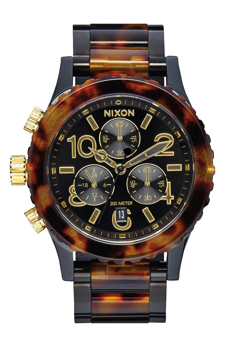 Nixon 'The 38-20' Extra Large Chronograph Bracelet Watch, 38mm, Main, color, 