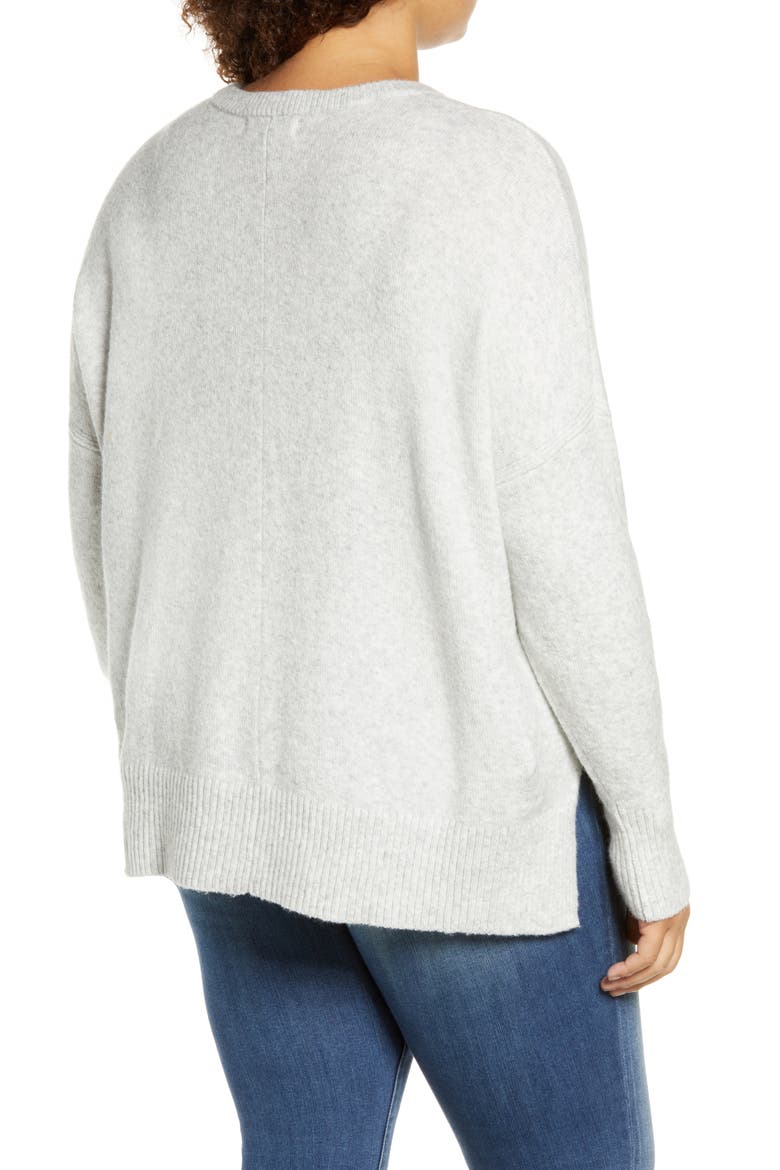 Crewneck Pullover, Alternate, color, GREY LIGHT HEATHER