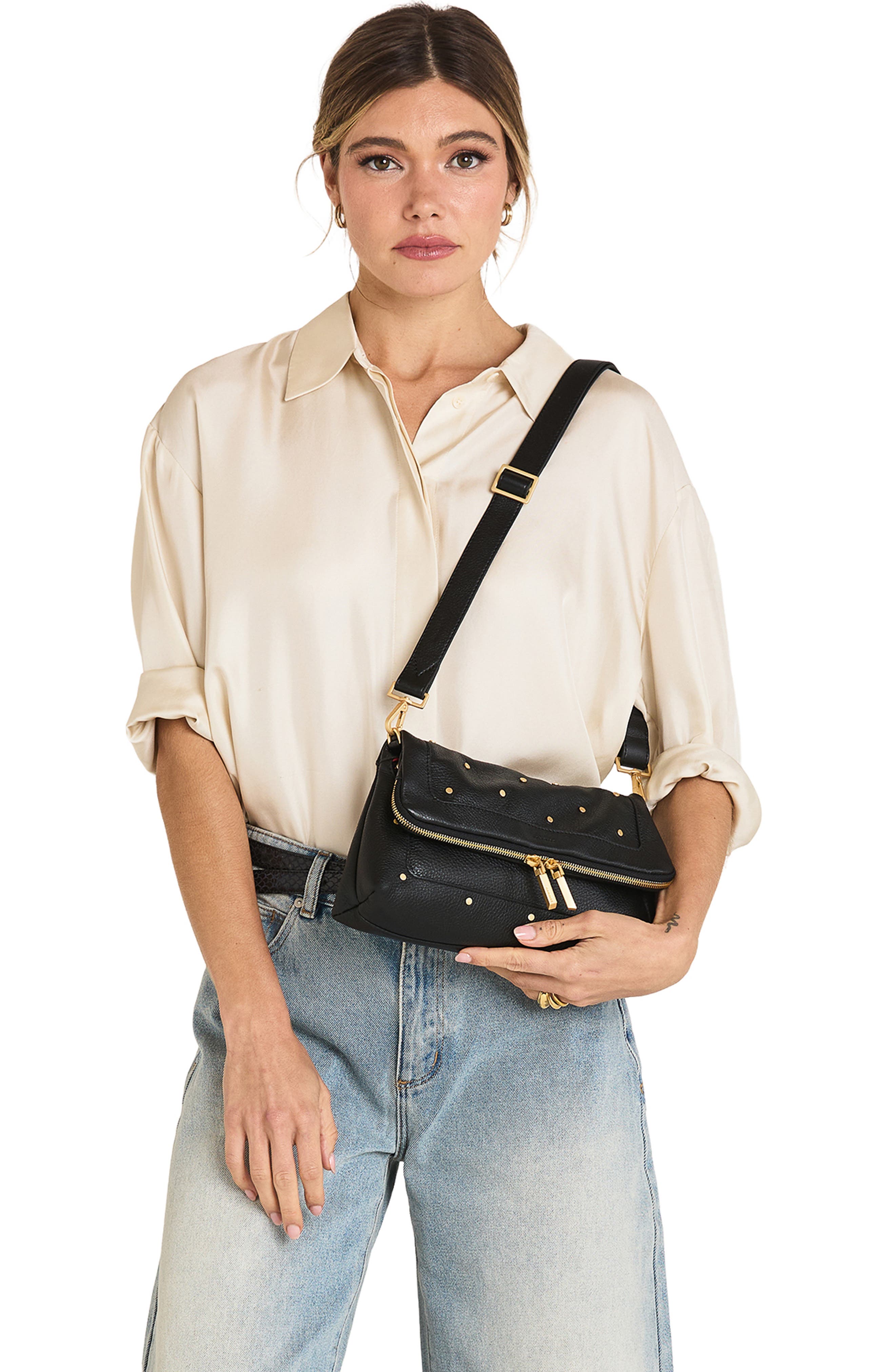 Beverly Medium Leather Shoulder Bag, Alternate, color, STARLIGHT/ BRUSHED GOLD