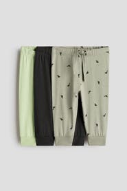 H&M 3-pack Cotton Jersey Joggers