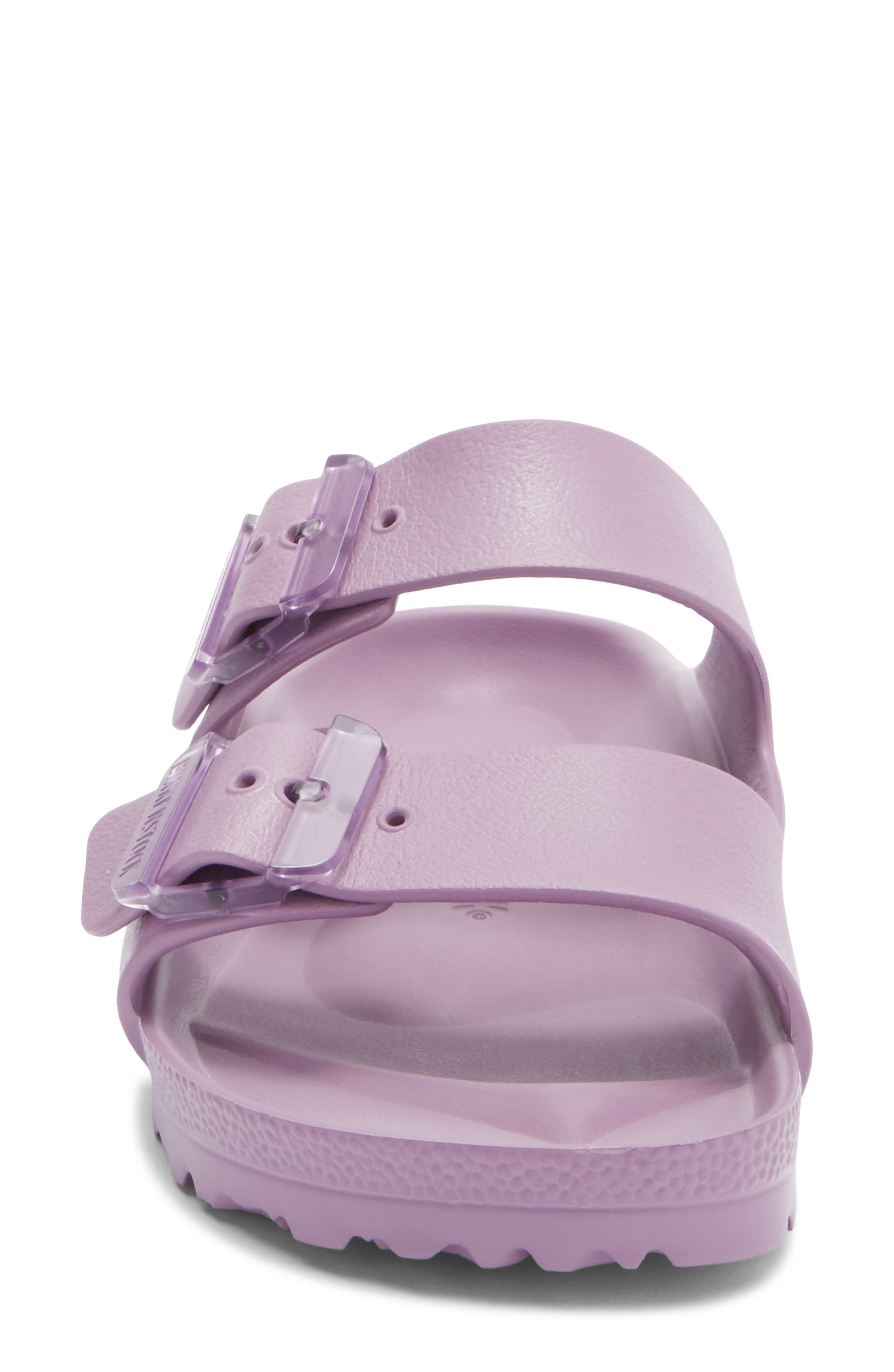 Birkenstock Arizona Essentials Stealth Buckle Slide Sandal, Alternate, color, Mauve