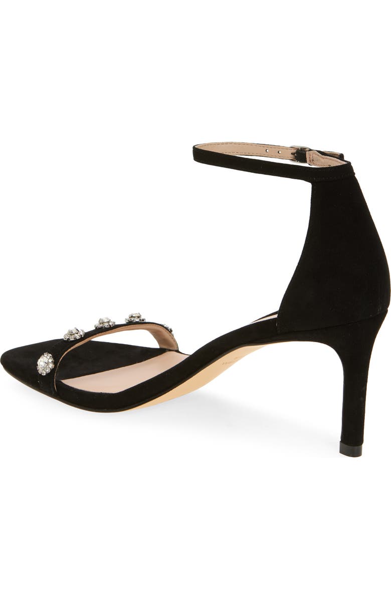 Stuart Weitzman Justina 75 Sandal, Alternate, color, Black