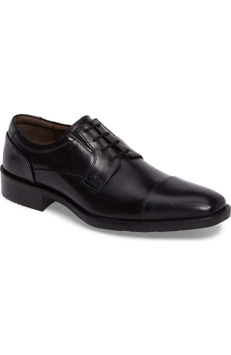 Johnston & Murphy Lancaster Cap Toe Derby, Main, color,