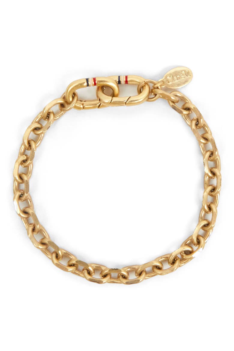 Chain Charm Bracelet, Alternate, color, VINTAGE GOLD