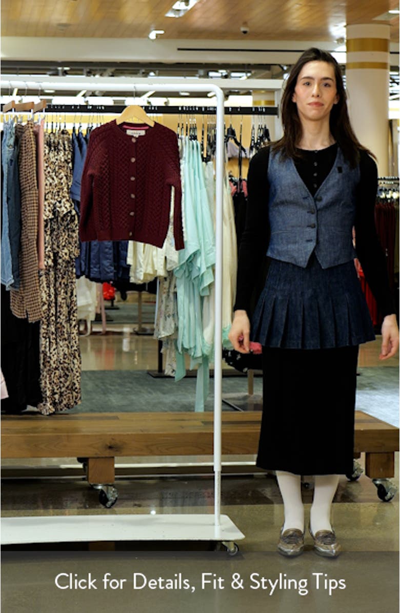 Kids' Heritage Cable Stitch Cardigan, sales video thumbnail