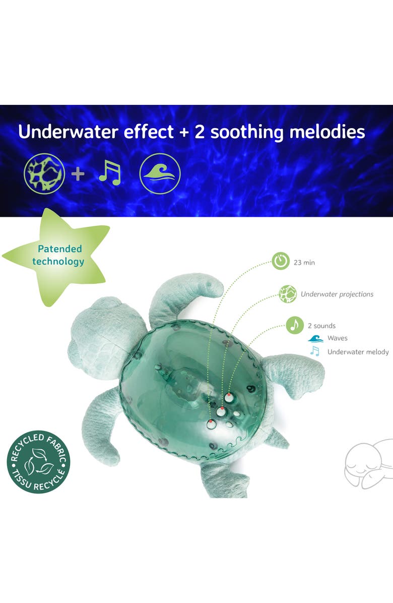 Cloud B Tranquil Turtle Ocean Projector Nightlight & Sound Machine, Alternate, color, 