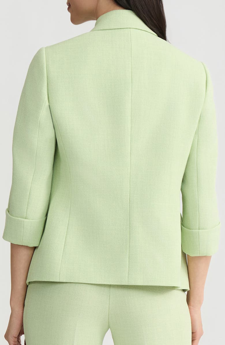 KASPER Two-Button Blazer, Alternate, color, Celery