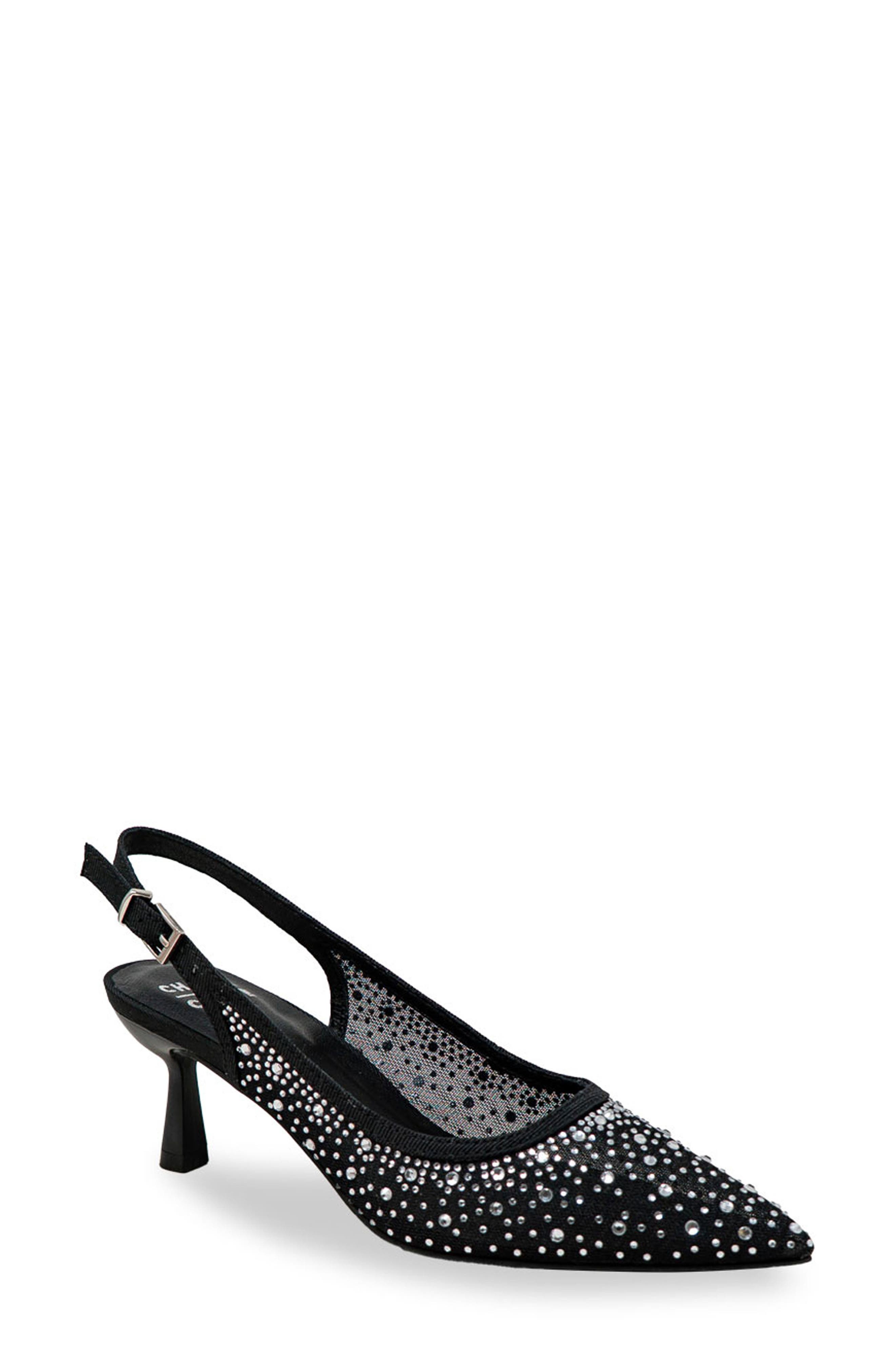 CHASE AND CHLOE Pointed Toe Slingback Pump
