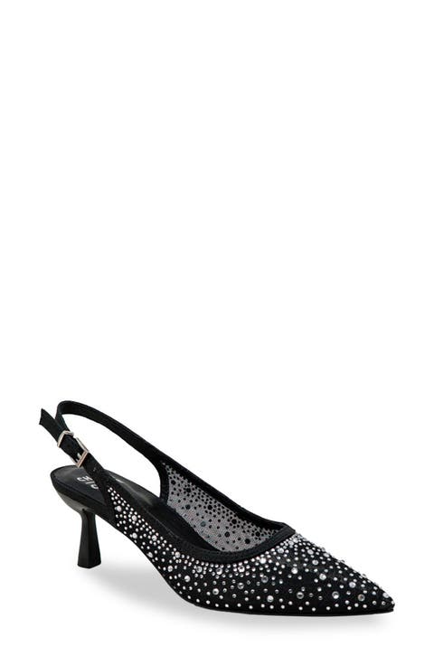 Pointed Toe Slingback Pump (Women)