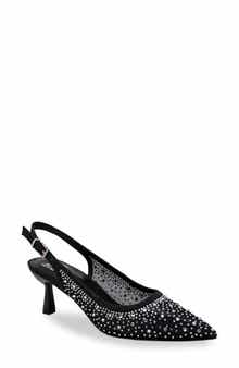 CHASE AND CHLOE Pointed Toe Slingback Pump