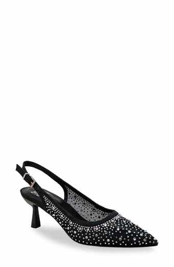 CHASE AND CHLOE Pointed Toe Slingback Pump