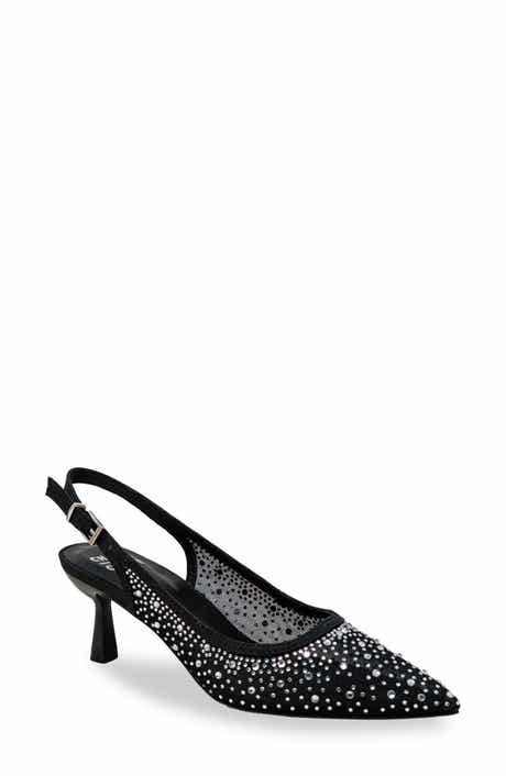 CHASE AND CHLOE Pointed Toe Slingback Pump