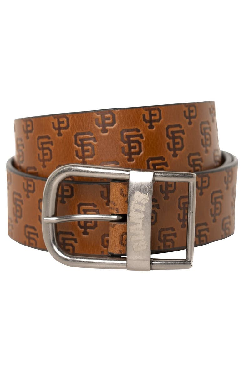 LUSSO Brown San Francisco Giants Saul Belt, Alternate, color, Brown