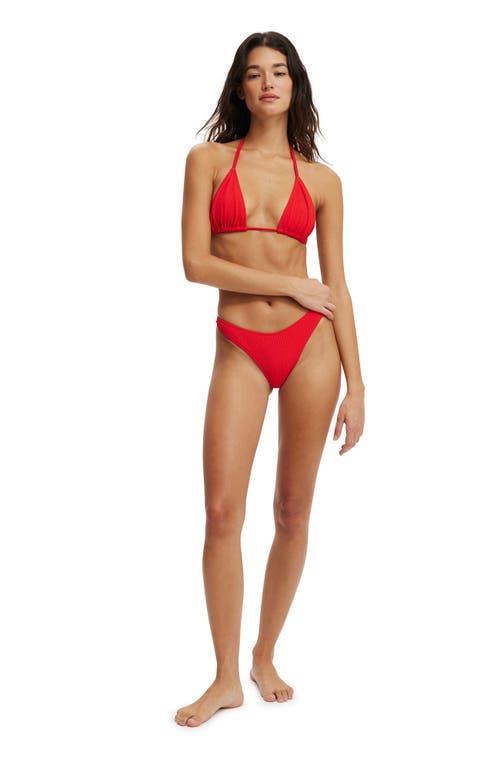 COTTON ON BODY SLIDER TRIANGLE BIKINI TOP
