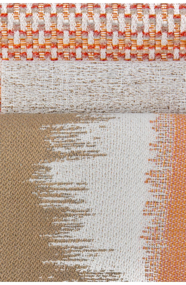 Elaine Smith Artful Ombre Indoor & Outdoor Woven Accent Pillow, Alternate, color, Sand