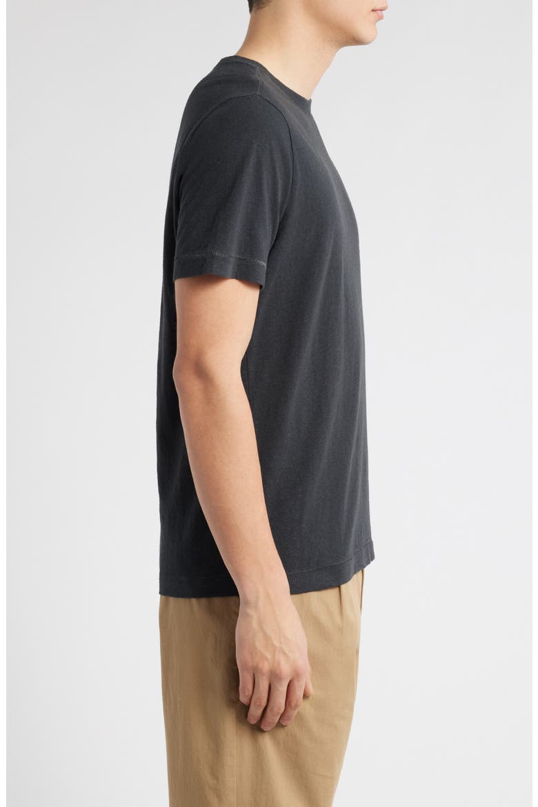 Organic Cotton & Hemp T-Shirt, Alternate, color, CHARCOAL