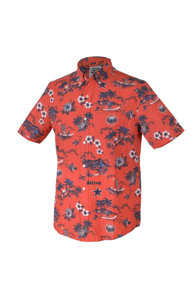 Reyn Spooner Men's Reyn Spooner Orange Houston Astros Kekai Button-Down Shirt, Alternate, color, Orange