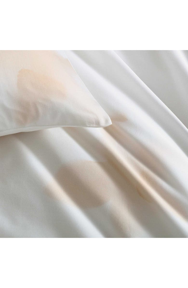 Calvin Klein Liquid Floral Duvet Set, Alternate, color, Light Beige