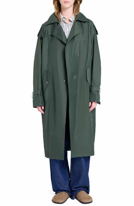 TWP Long Bogie Water Repellent Trench Coat