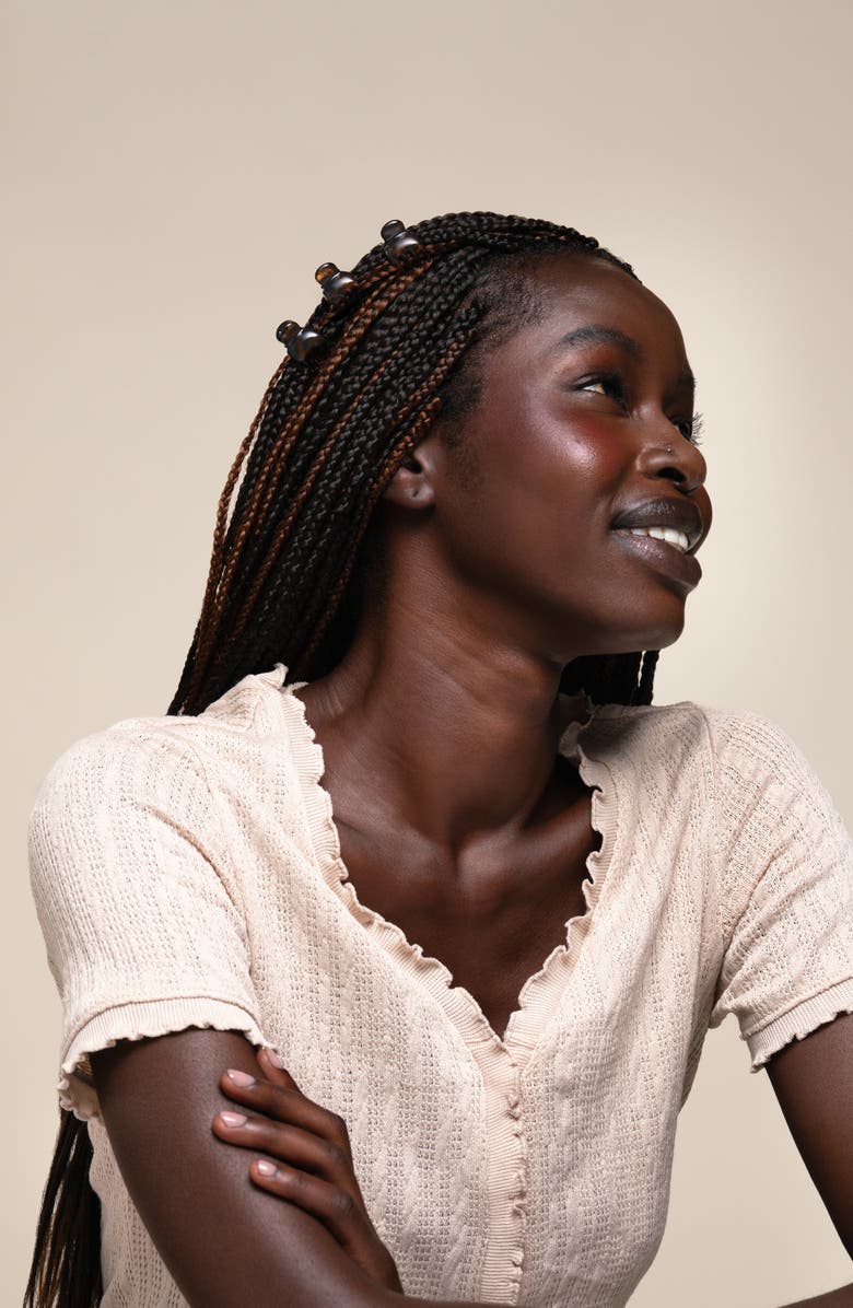 Kitsch 16-Pack Recycled Plastic Microcloud Hair Clips, Alternate, color, Black Tort