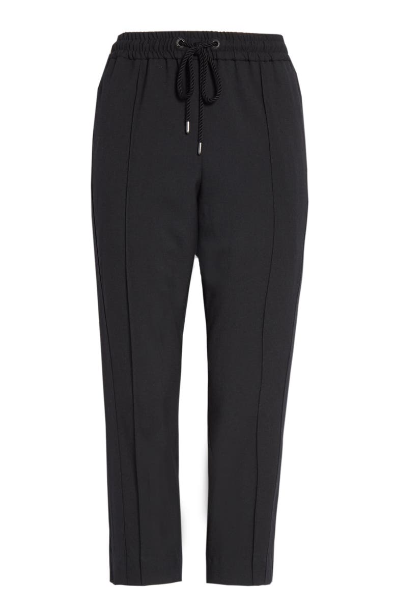 Y's by Yohji Yamamoto Stretch Twill Drawstring Pants, Alternate, color, 