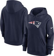 Nike Women's Nike Navy New England Patriots Club Fleece Pullover Hoodie