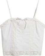 LoveShackFancy Kids' Quince Floral Lace Embroidered Top