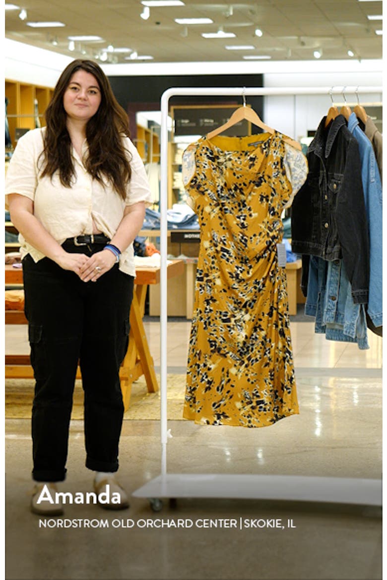 Floral Print Midi Dress video