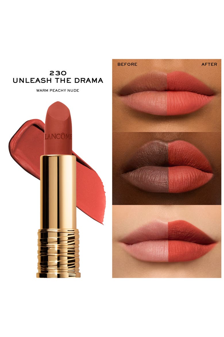 L'Absolu Rouge Drama Full Coverage Matte Lipstick, Alternate, color, UNLEASH THE DRAMA