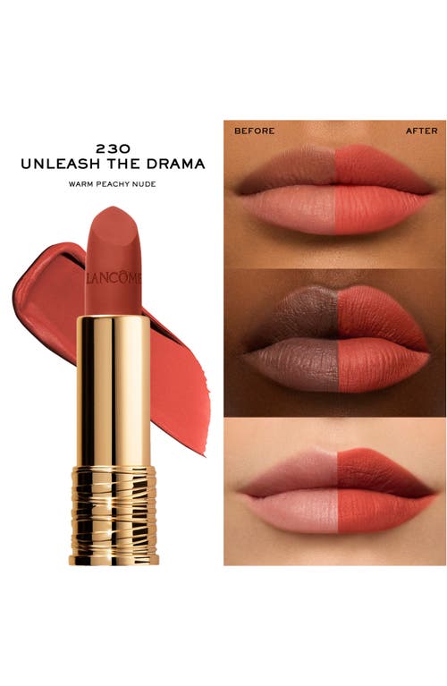 Lancôme L'absolu Rouge Drama Full Coverage Matte Lipstick In Unleash The Drama