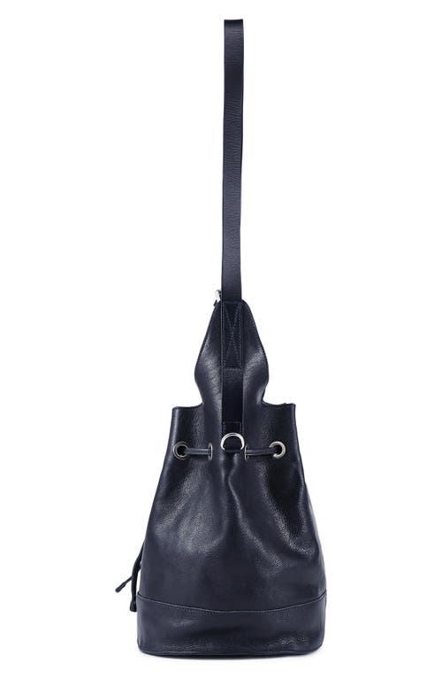 Old Trend Lily Shoulder Bucket Bag In Navy